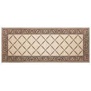 lot 217 image: TrafficMaster Horchow Tan Doormat 2 ft. x 5 ft. Accent Rug