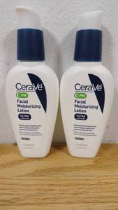 lot 306 image: Set of 2 CeraVe PM Facial Moisturizing Lotion, Night Cream for All Skin Types-2 fl oz-Out of Package