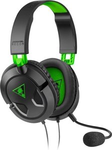 lot 339 image: Set of 2Turtle Beach - RECON 50X Wired Surround Sound Ready Gaming Headset for Xbox One & Xbox Series XS - BlackGreen Missing Mic Pac