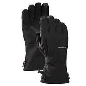 lot 347 image: Head Mens Sorona Insulated Ski Gloves WPocket Black-Small