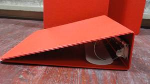lot 274 image: Set of 7 Large Red 3 Ring Binders