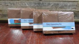 lot 278 image: Lot of 4 Legal Size Expanding Folders