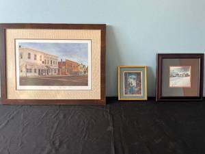 lot 33 image: Framed Artwork Lot Various Artists and Scenes