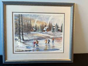 lot 90 image: Framed Art Print Magic of Winter by Harriet Nordby