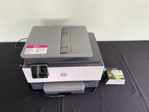 lot 14 image: HP OfficeJet Pro 9015 All-in-One Wireless Printer with Extra Ink
