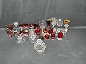 lot 75 image: Assorted Glassware & Goblets Collection