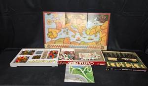 lot 102 image: Lot of Board Games Castle Risk and Conquest of the Empire