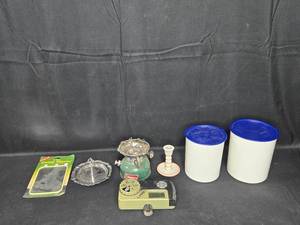 lot 106 image: Lot of Camping Items and Storage Containers
