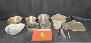 lot 113 image: Assorted Kitchenware Lot with Pots, Pans, and Baking Sets