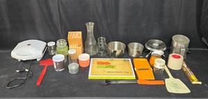 lot 142 image: Assorted Kitchenware Lot with George Foreman Grill, Utensils, and More