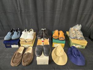 lot 156 image: Lot of Various Womens Footwear and Hats