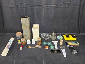 lot 178 image: Assorted Household Items Lot - Decorative, Utility, and Accessories