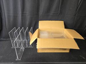 lot 190 image: Lot of Acrylic Brochure HoldersDisplay Stands
