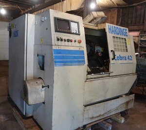 lot 21 image: 1997 HARDINGE COBRA 42 CNC LATHE