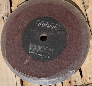 lot 54 image: NEW ALLISON ABRASIVES CHOP SAW  CUTOFF WHEELS