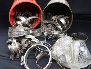 lot 87 image: HOSE CLAMPS