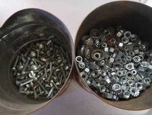 lot 110 image: TOOTH LOCK WASHERS  BOLTS