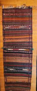 lot 42 image: Tribal Hand Woven Kilim Runner