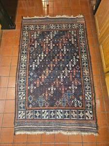 lot 46 image: Vintage Caucasian Styled Trible Rug