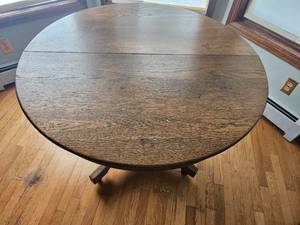 lot 223 image: Arts & Craft Misson Dining Table
