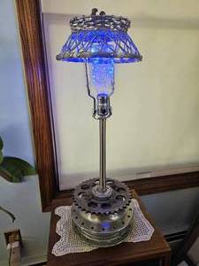lot 301 image: Steampunk Table Lamp