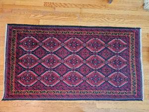 lot 3 image: Vintage Turkoman Persian Area Rug