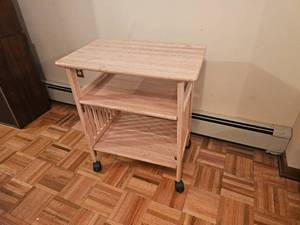 lot 315 image: Rolling Slotted Media Cart
