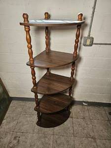 lot 295 image: Colonial Open Curio Shelf