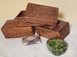 lot 215 image: Carved Box Collection