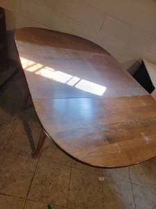lot 239 image: Drop Leaf Dining Table  Ready for Upcycle