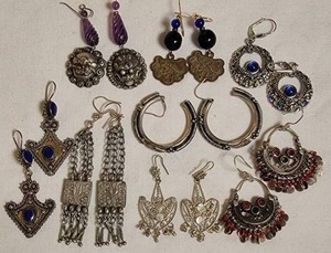 lot 144 image: Baublicious Collection of Silver and Sterling Earrings