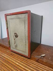 lot 110C image: Antique Post office Safe with Keys