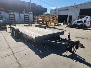 2014 MIDS 16 Dual Axle Equipment  Flatbed Trailer