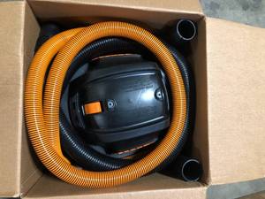 lot 49 image: RIDGID 14 Gallon 6.0 Peak HP NXT Shop Vac Wet Dry Vacuum with Fine Dust Filter, Hose, Accessories and Car Cleaning Kit   Customer Returns See Pictures