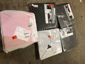 lot 18 image: Lot of Assorted Foam Floor Tiles  Various Models and Conditions  Customer Returns See Pictures