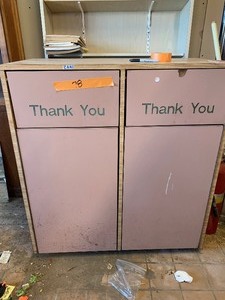 Garbagerecycling container
