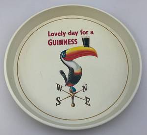 lot 6 image: Vintage Guinness Metal Beer Serving Tray 12