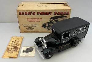 lot 28 image: Vintage Beams Paddy Wagon (Police Wagon) Collectors Decanter (Empty)