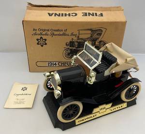 lot 30 image: Vintage Aesthetic Specialties Inc. 1914 Chevrolet Limited Edition Vodka Decanter (Empty)