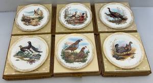 lot 34 image: Vintage Misc. BOEHM Wildlife Collectors Plates (NIB)