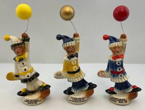 lot 45 image: Vintage Misc. Beam Club Collectors Fox Clown Figurines