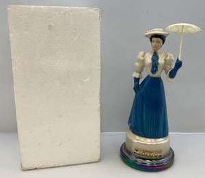 lot 61 image: 1980s JIM BEAM Victorian Lady With Original Styro Foam (Empty)
