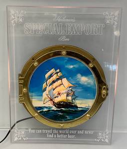lot 63 image: Vintage SPECIAL EXPORT Porthole Bar Light (Works)