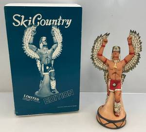 lot 72 image: Vintage Ski Country Collectible Limited Edition (Peregrine Falcon Dancer) Decanter In Original Box (EMPTY)