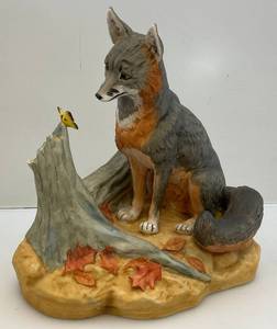 lot 74 image: Vintage Ski Country Collectible (Grey Fox) Decanter In Original Box (EMPTY)
