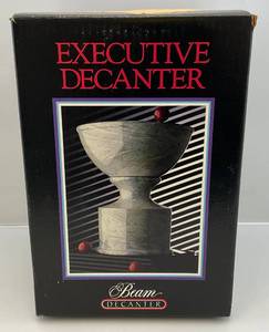 lot 77 image: Vintage Collectible Executive Jim BEAM Decanter Used In Original Box (Empty)
