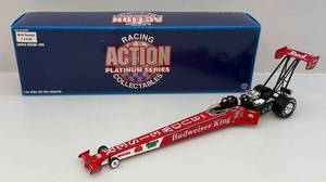 lot 112 image: 1995 Action Brand Anheuser Busch (Kenny Berstein 1 Of 6,492 124 Scale Diecast Top Fuel Dragster (NIB)