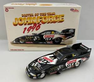 lot 114 image: 1996 Winston Drag Racing Collectible 124 Scale Diecast Funny Car (John Force) Limited Edition (NIB)