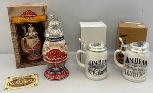 lot 131 image: Misc. Vintage Steins (NIB)