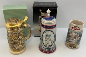 lot 149 image: Misc. Vintage Steins (NIB)